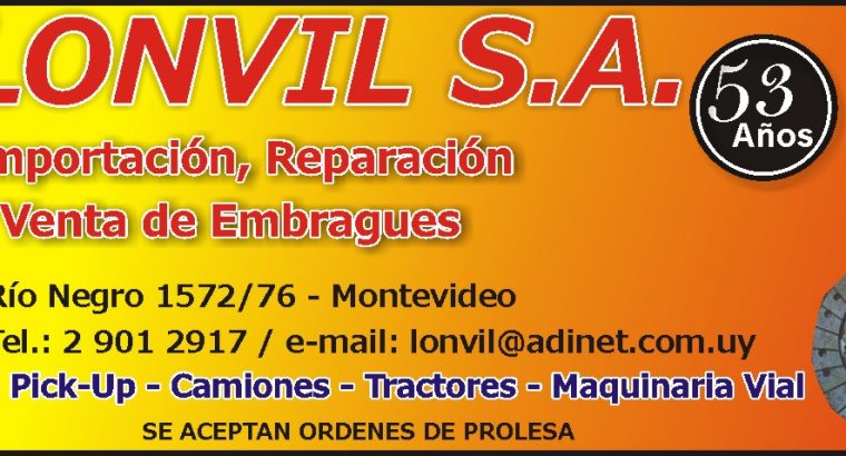 Venta y Reparación de Embragues