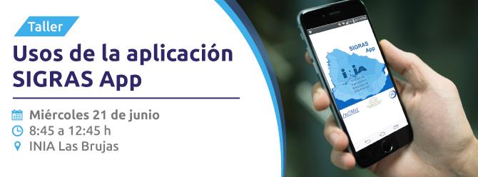 Taller usos de SIGRAS App