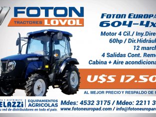 Tractor Foton Europard 604 4×4