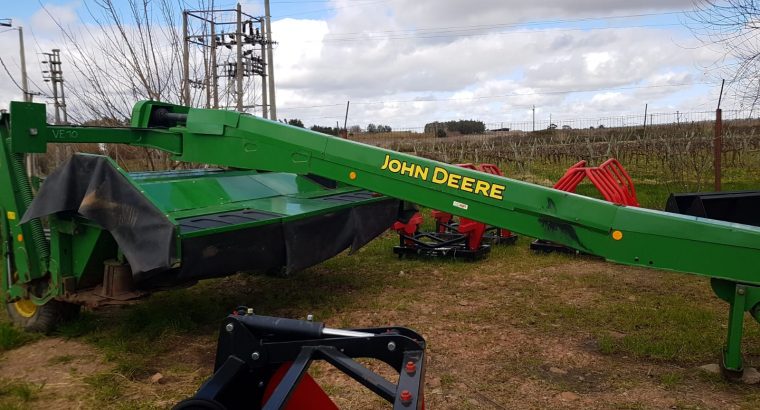 Pastera de tiro, corta hileradora John Deere