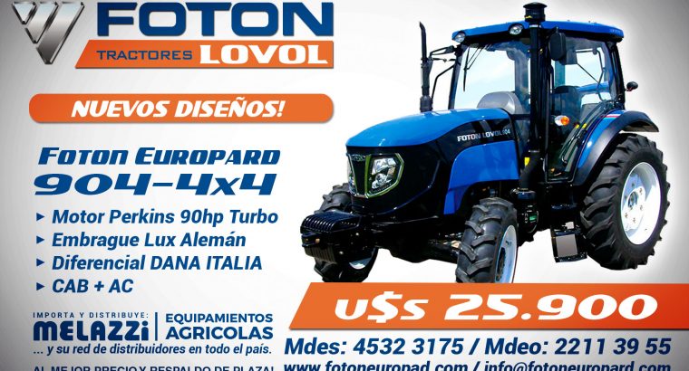 Tractor Foton Lovol 904