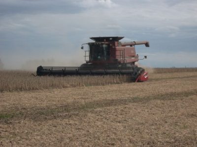 Cosecha de soja da sus primeros pasos en Uruguay