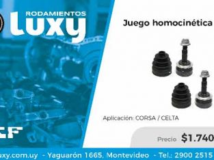 Juego Homocinetica Rueda (corsa/celta)