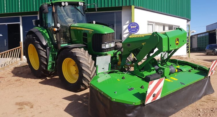 Tractor John Deere 74 30 Premium con segadora Frontal