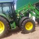 Tractor John Deere 6330 con pala frontal JD631