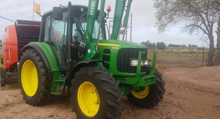 Tractor John Deere 6430 con pala Metal Technik