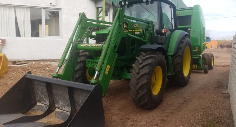 Tractor John Deere 6330 con pala JD 631