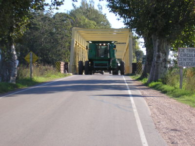 Recomendaciones para la circulación de maquinaria agrícola en rutas Nacionales