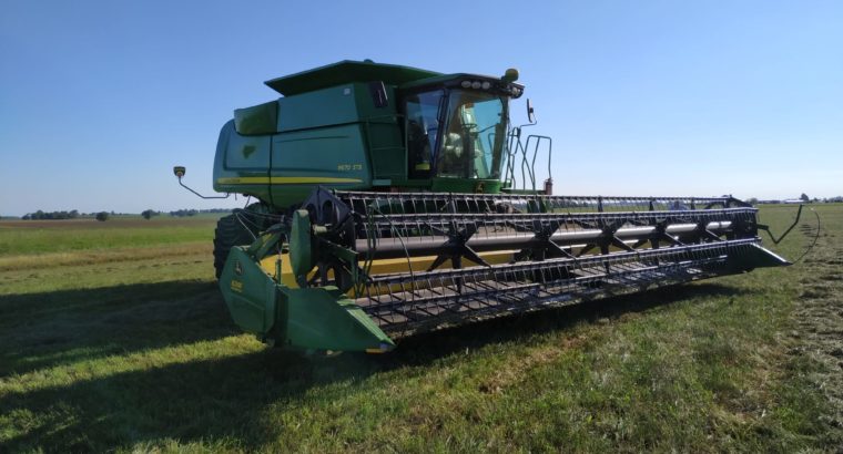 Cosechadora John Deere 9670 STS Con Plataforma 30 Pies Draper