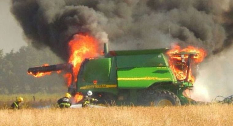 Cómo prevenir incendios durante la cosecha?