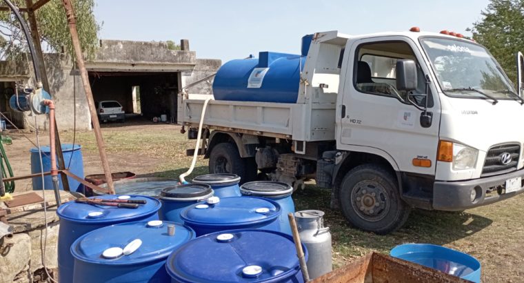 Intendencia entregó en febrero 332.100 litros de agua potable