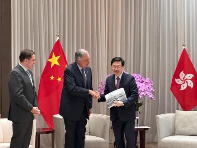 Disposición de Hong Kong para elevar comercio con Uruguay