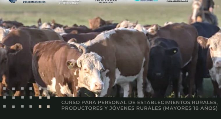 Curso presencial “Encargados Rurales para establecimientos agropecuarios”