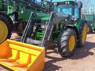 Tractor John Deere 6430 con pala Frontal